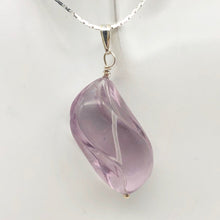 Load image into Gallery viewer, Custom Focal Lavender Fluorite & Sterling Silver Pendant | 2" Long | 510869S - PremiumBead Alternate Image 7