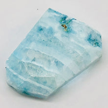 Load image into Gallery viewer, 96cts Druzy Natural Hemimorphite Pendant Bead | Blue | 36x28x10mm | 1 Bead |