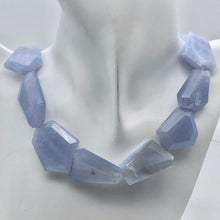 Load image into Gallery viewer, 565cts Druzy Blue Chalcedony Faceted Bead 16" Strand - PremiumBead Alternate Image 5
