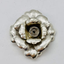 Load image into Gallery viewer, Thai Hill Tribe Sterling Silver Rose Pendant | 47x47x4mm | Silver | 1 Pendant |