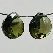 Load image into Gallery viewer, Tourmaline Pair Faceted Briolette Gemstones | 6.5x8x3mm | Green Blue | 1 Pair |