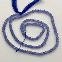 Load image into Gallery viewer, Tanzanite Faceted From 3x1.25mm to 2.5x1mm Roundel Bead 15 inch Strand 109713