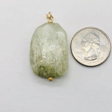 Load image into Gallery viewer, Kunzite14K Gold Filled Pendant Hexagonal Pendant | 1 3/4" Long | Green | 1 Pendant