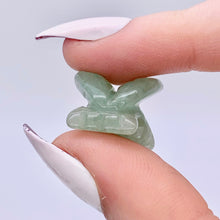 Load image into Gallery viewer, Hand Carved Aventurine Soaring Eagle Figurine | 21x16x14mm | Green - PremiumBead Alternate Image 6