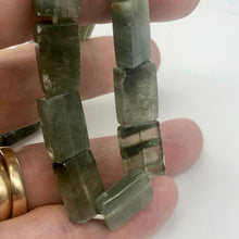 Load image into Gallery viewer, Natural graduated Rutilated Quartz strand | 20x11x6 - 15x8x5 | Green| Rectangle| - PremiumBead Alternate Image 2