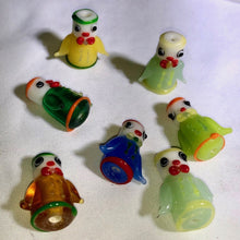 Load image into Gallery viewer, 5 Hand Made Glass Lampwork Robot People 23x25x12mm Beads 7593 - PremiumBead Primary Image 1
