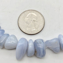 Load image into Gallery viewer, Natural! Blue Chalcedony Nugget Bead 8" Strand - PremiumBead Alternate Image 4