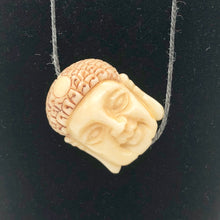 Load image into Gallery viewer, Carved Buddha Centerpiece Waterbuffalo Bone Bead | 23.5x19x9mm | 10842 - PremiumBead Alternate Image 10