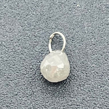 Load image into Gallery viewer, Diamond w/Loop .40 cts Teardrop | 4x3 mm | Green | 1 Pendant |