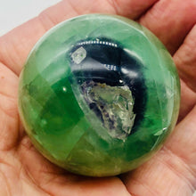 Load image into Gallery viewer, Fluorite Scry Sphere Round | 2" | Green/Red | 1 Sphere