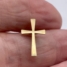 Load image into Gallery viewer, 14K Gold Cross Pendant | 3/4x1/2 inch | Gold | 1 Pendant