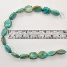 Load image into Gallery viewer, Natural Turquoise 12x10mm Oval Bead Strand 102175