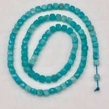 Load image into Gallery viewer, Amazonite Cube Beads Full Strand | 4mm | Blue | 95 Bead(s)|