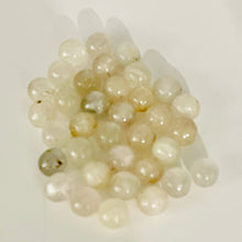 Load image into Gallery viewer, Chatoyant Hint of Color Round Kunzite Beads | 9mm | 4 Beads |