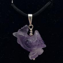 Load image into Gallery viewer, Cock A Doodle Doo! Purple Amethyst Rooster and Sterling Silver Pendant - PremiumBead Alternate Image 2