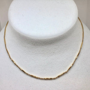 24" Vermeil Waterfall Chain Necklace 10086C - PremiumBead Primary Image 1