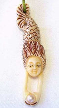 Load image into Gallery viewer, Splash Carved Mermaid W/ Pearl Centerpiece Bead 9140 - PremiumBead Primary Image 1