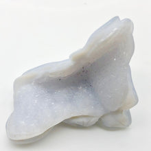 Load image into Gallery viewer, Blue Chalcedony Druzy Carved Flower Bead | 69.5 cts | 43x30mm | Blue | 1 bead | - PremiumBead Alternate Image 5
