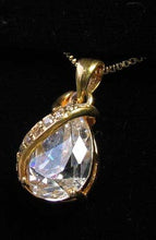 Load image into Gallery viewer, Shimmer Cubic Zircon & 22K Vermeil Pendant 10534 - PremiumBead Alternate Image 3