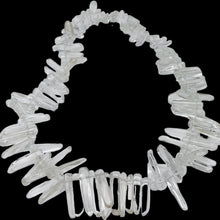 Load image into Gallery viewer, Quartz Polished Points Strand | 28x5 to 10x4mm | Clear | 72g | 90 Beads |