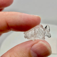 Load image into Gallery viewer, Swimmin' 2 Carved Quartz Fish Koi Carp Beads | 23x11x5mm | Clear