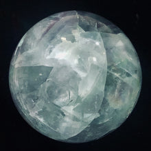 Load image into Gallery viewer, Fluorite Scry Sphere Round Meditation | 2" | Green/Purple | 1 Sphere |