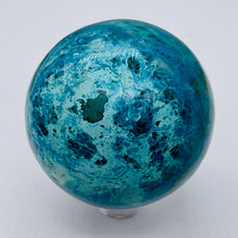 Load image into Gallery viewer, Chrysocolla Cuprite Scry Crystal Round Sphere | 60mm | Blue/Copper | 1 |