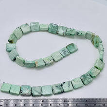 Load image into Gallery viewer, Minty Mojito Green Turquoise Square Coin Bead Strand 107412F