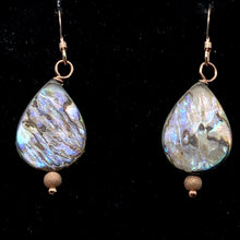 Load image into Gallery viewer, Labradorite 14k Gold Filled Drop Earrings | 1 1/4" Long | Rainbow |