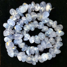 Load image into Gallery viewer, Oregon Holly Blue Chalcedony Agate 71 Grams Nugget| 10X9X5 15X9X8 |Blue|69 Bead|