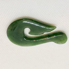 Load image into Gallery viewer, Jade Maori Fishhook Pendant Bead Huge 5719W - PremiumBead Alternate Image 3