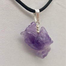 Load image into Gallery viewer, Cock A Doodle Doo! Purple Amethyst Rooster and Sterling Silver Pendant - PremiumBead Alternate Image 6