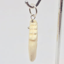 Load image into Gallery viewer, Hand Carved Dragon Bone and Silver Pendant 510738S - PremiumBead Alternate Image 5