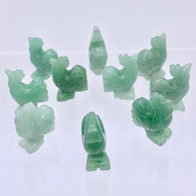 Load image into Gallery viewer, 2 Cute Carved Aventurine Rooster Beads | 21x15x9mm | Green - PremiumBead Alternate Image 8