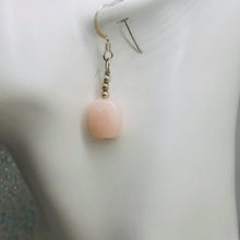 Load image into Gallery viewer, Peruvian Opal Sterling Silver Dangle Earrings | 1 1/4" Long | Pink | 1 Earrings|