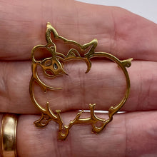 Load image into Gallery viewer, Charming! 6.5 Gram Vermeil Piggy Brooch Pin! 7681