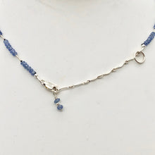 Load image into Gallery viewer, 41cts Genuine Untreated Blue Sapphire & Sterling Silver Necklace 203285 - PremiumBead Alternate Image 8