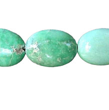 Load image into Gallery viewer, 1 Very Rare Natural Variscite 14x10mm Oval Pendant Bead 006676