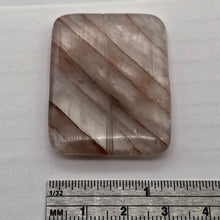 Load image into Gallery viewer, Quartz Orange Rectangular Pendant Bead | 40x30x6mm |