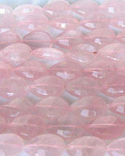 Load image into Gallery viewer, 2 Sparkle Twist Faceted Rose Quartz 23x17mm Pear Beads 8679 - PremiumBead Alternate Image 3