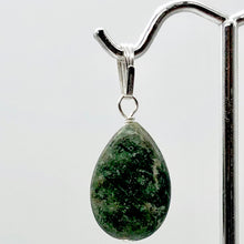 Load image into Gallery viewer, Rare Ruby Fuchsite Teardrop Shaped Sterling Silver Pendant | 1" Long
