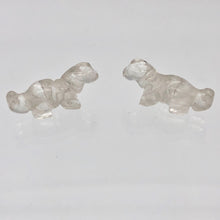 Load image into Gallery viewer, Dinosaur 2 Carved Quartz Diplodocus Beads | 25x11.5x7.5mm | Clear - PremiumBead Alternate Image 8