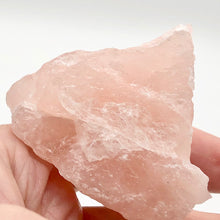 Load image into Gallery viewer, Rose Quartz Crystal Specimen - Three Sided Pyramid 46 Grams