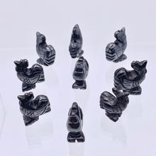 Load image into Gallery viewer, 2 Cute Carved Hematite Rooster Beads | 21x16x7.5mm | Graphite - PremiumBead Alternate Image 8