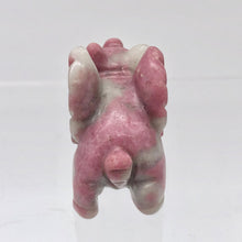 Load image into Gallery viewer, When Pigs Fly Rhodonite Winged Pig Figurine | 40x33x20mm | Pink/Grey | 34.5g - PremiumBead Alternate Image 10