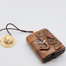 Load image into Gallery viewer, Hand Carved Elephant Boxwood 3-part Inro Purse - PremiumBead Primary Image 1