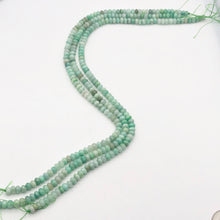 Load image into Gallery viewer, Carved Natural Burmese Jade 6x4mm Roundel Bead Strand - PremiumBead Alternate Image 4