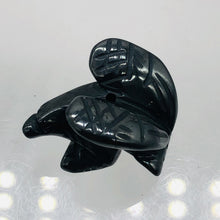 Load image into Gallery viewer, Soaring Eagle Carved Hematite Worry-Stone Figurine