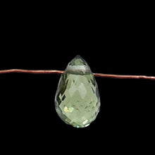 Load image into Gallery viewer, 1 Natural Moss Green Sapphire Briolette Bead (6x4.5mm to 8x7mm)9667Al