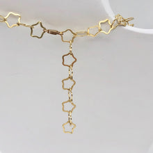 Load image into Gallery viewer, Natural Fluorite & 22K Vermeil Star 18 inch Necklace 209245Fl - PremiumBead Alternate Image 8